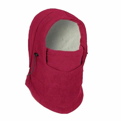 Winter Hat Thermal Fleece Balaclava Hat Hooded Neck Warmer Hiking Scarves Masks