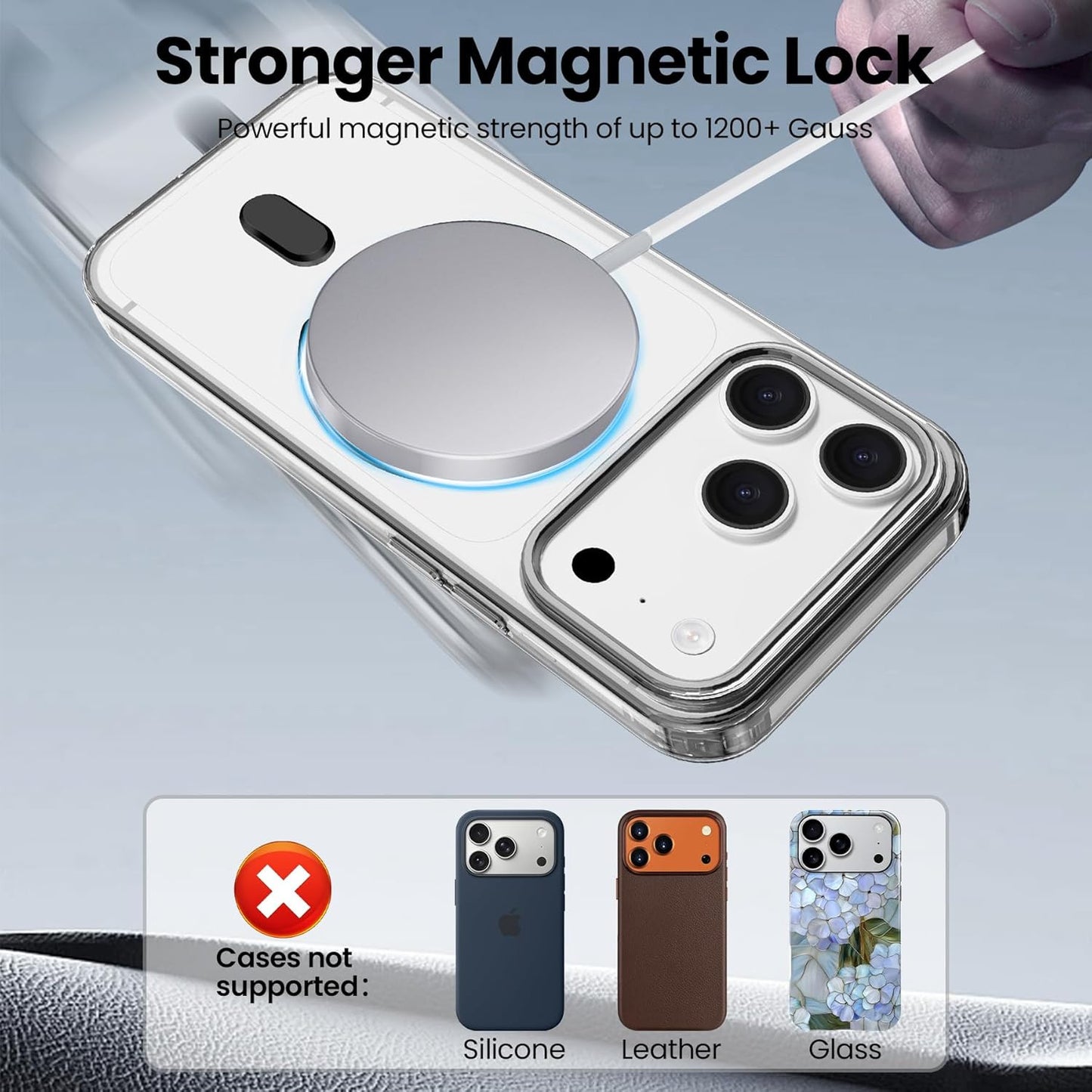 For Magsafe Sticker, Magnetic Ring Magnet, 2 Pack Universal Magsafe Ring Adapter