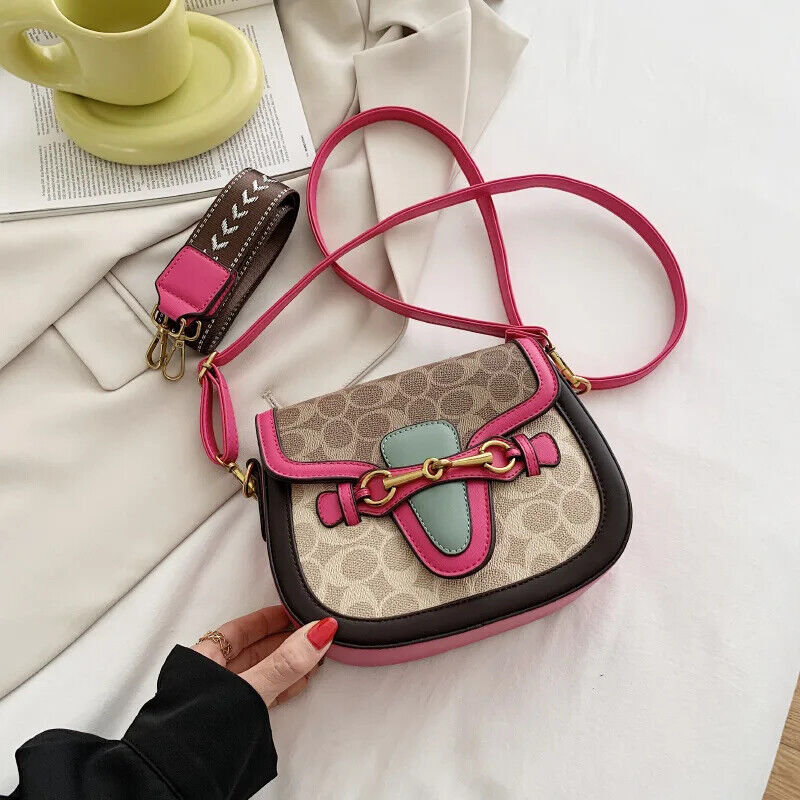 Women Bag Crossbody Bag Women's Bag Saddle Bag Wide Shoulder Shoulder Bag Totes