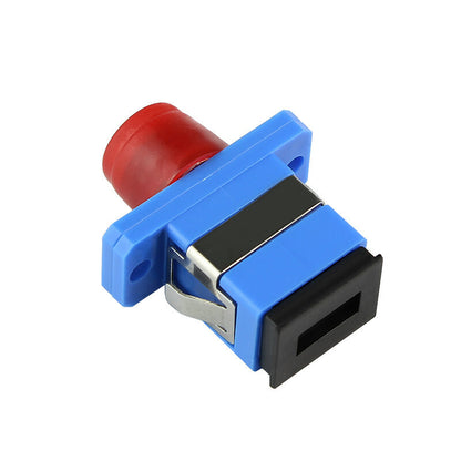 10 Pcs Plastic Section of SC-FC Fiber Flange Adapter