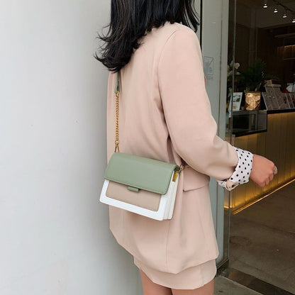 Mini Leather Crossbody Bags Chain Shoulder Simple Travel Long Belt Purse Handbag