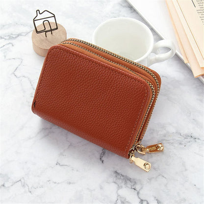 Wallet Coin Purse Synthetic Leather Zipper Card Holder Case Pocket Money Bag 1PC