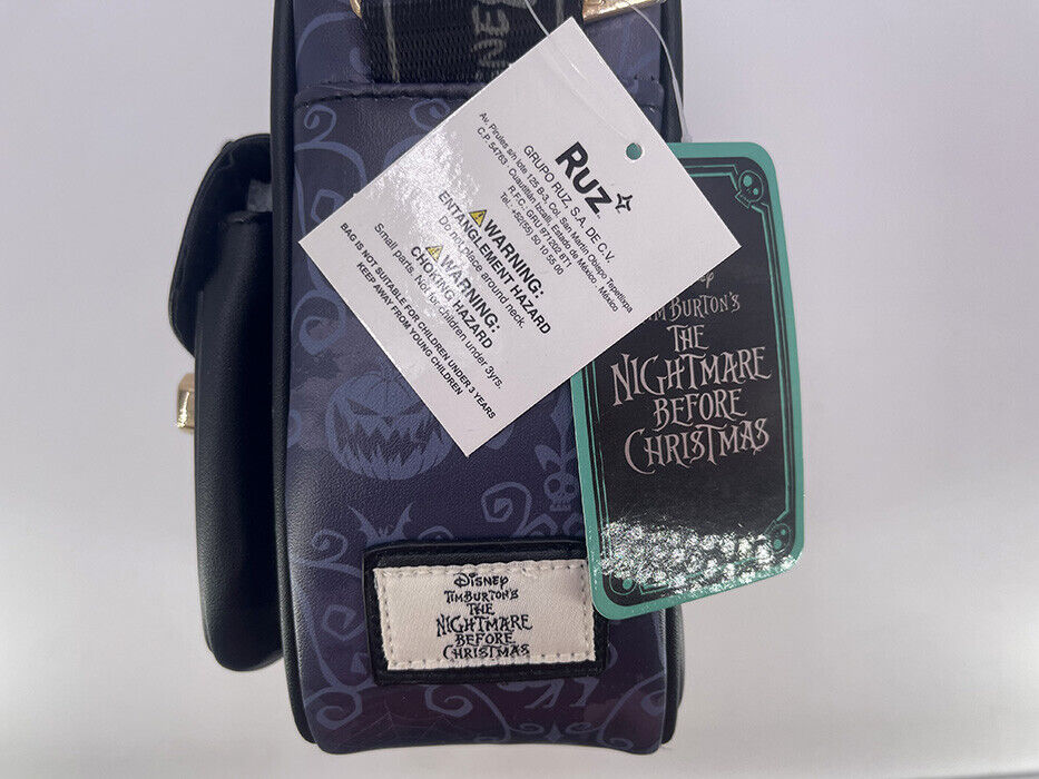 Disney Crossbody Bag Night Before Christmas Sally Jack Skellington 8.5" Purse