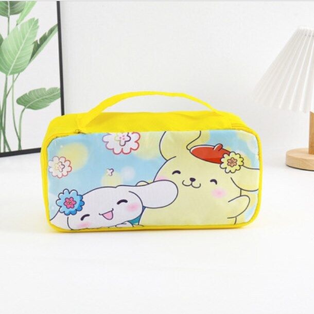Cartoon Portable Women's Underwear Storage Bag Travel Cosmetics Storage