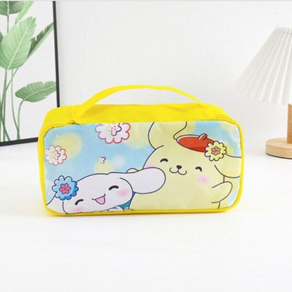 Cartoon Portable Women's Underwear Storage Bag Travel Cosmetics Storage