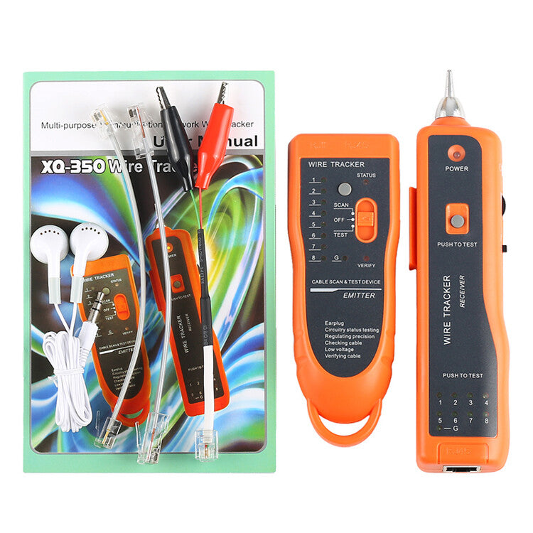 XQ350 Cat5 Cat6 RJ45 LAN Network Cable Tester Line Finder Telephone Wire Tracker