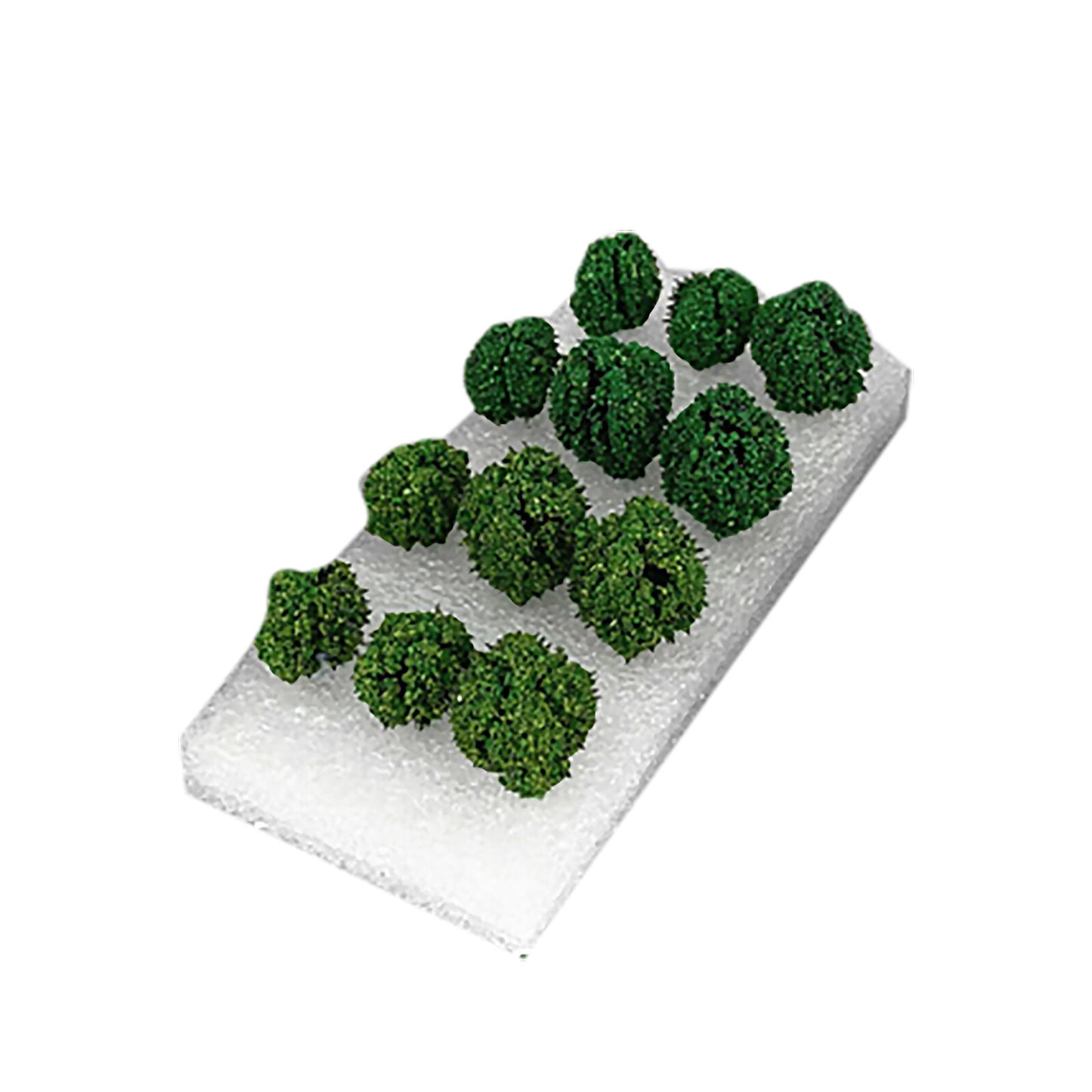 12Pack Architecture Trees Model Miniature for 1:35/1:48/1:72/1:87 Scenery Scale