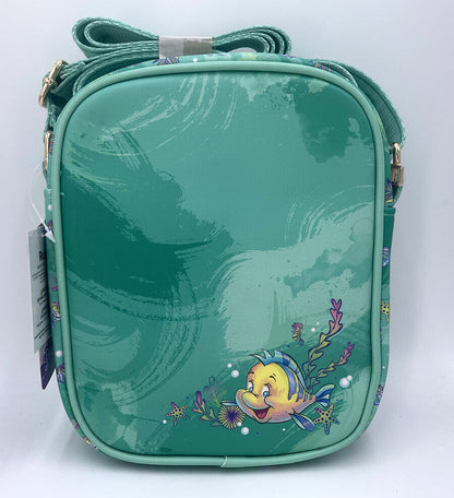 Disney 8.5" Lady Purse Ariel Princess Little Mermaid Crossbody Bag With Tags