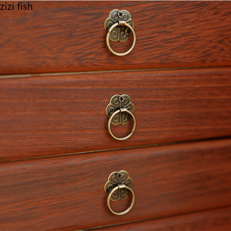 Multilayer Solid Wood Tea Box Tea Cake Storage Box Drawer Type Tea Cabinet Tea