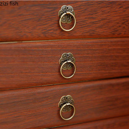Multilayer Solid Wood Tea Box Tea Cake Storage Box Drawer Type Tea Cabinet Tea