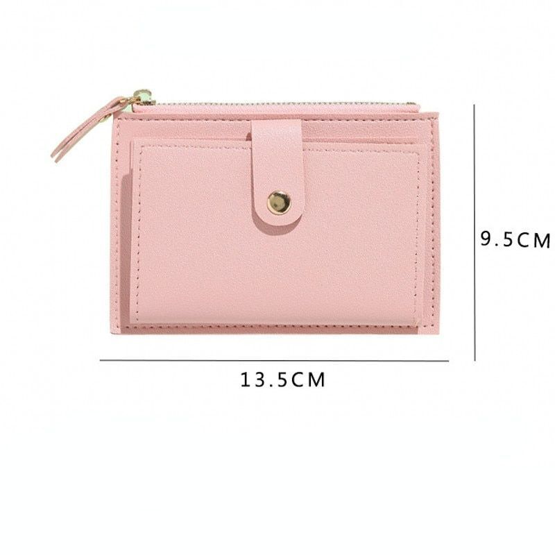 Wallet Women Luxury Fashion Purse Solid Cute Small Wallet Clutch Accessories 1PC