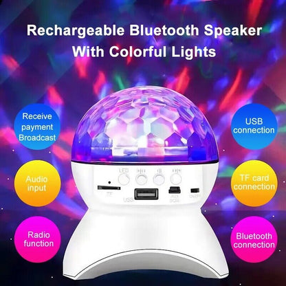 Luz Luces Para Casa Dormitorio Giratoria con Musica Bluetooth Inalambrico