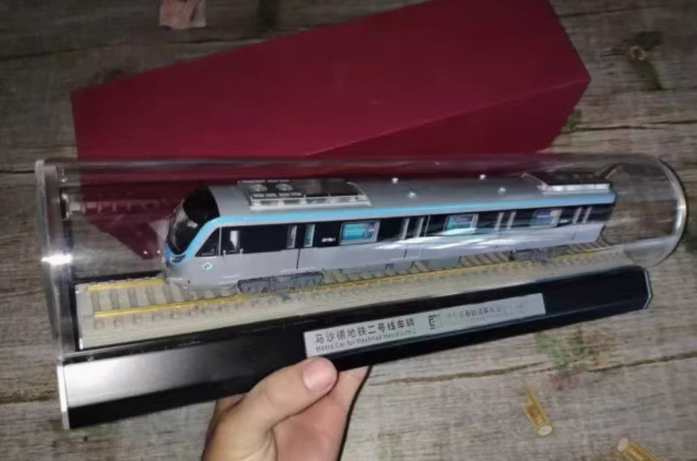 1:68 40CM Metro Car for Iran Mashhad The Vehicles of Line 2 Trains Diecast Model