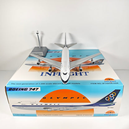 1:200 InFlight OLYMPIC Boeing 747 SX-DAC Passenger Airplane Diecast Plane Model
