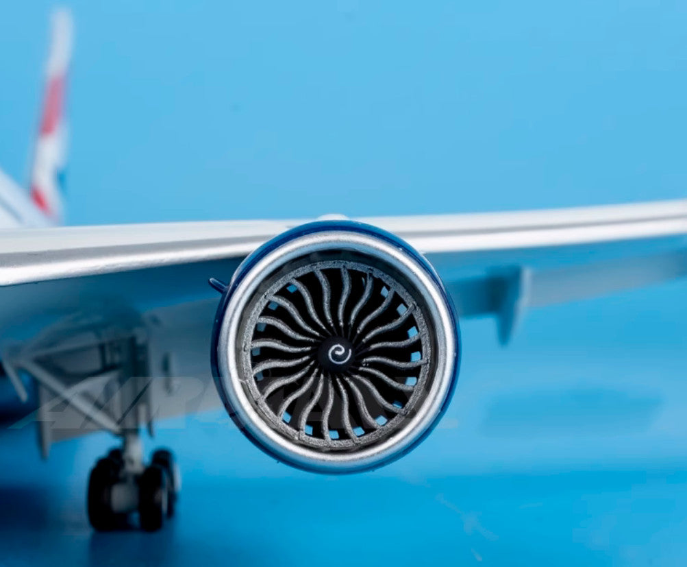1:200 GeminiJets BRITISH AIRWAYS B777-300ER Flap Down Airplane Diecast Model