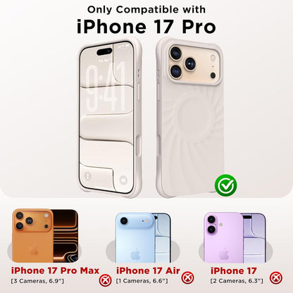 Magnetic for Iphone 17 Pro Case 6.3", Compatible with Magsafe, [Integrated Silic