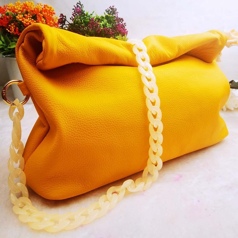 Handbag Mobile Phone Pockets Portable Leather Purse 32*28 CM Accessories Cowhide