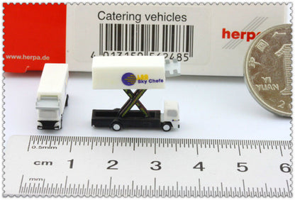 for Herpa SCENIX AIRPORT CATERING 2 TRUCKS in a set 1/400 Accessory Pre-built