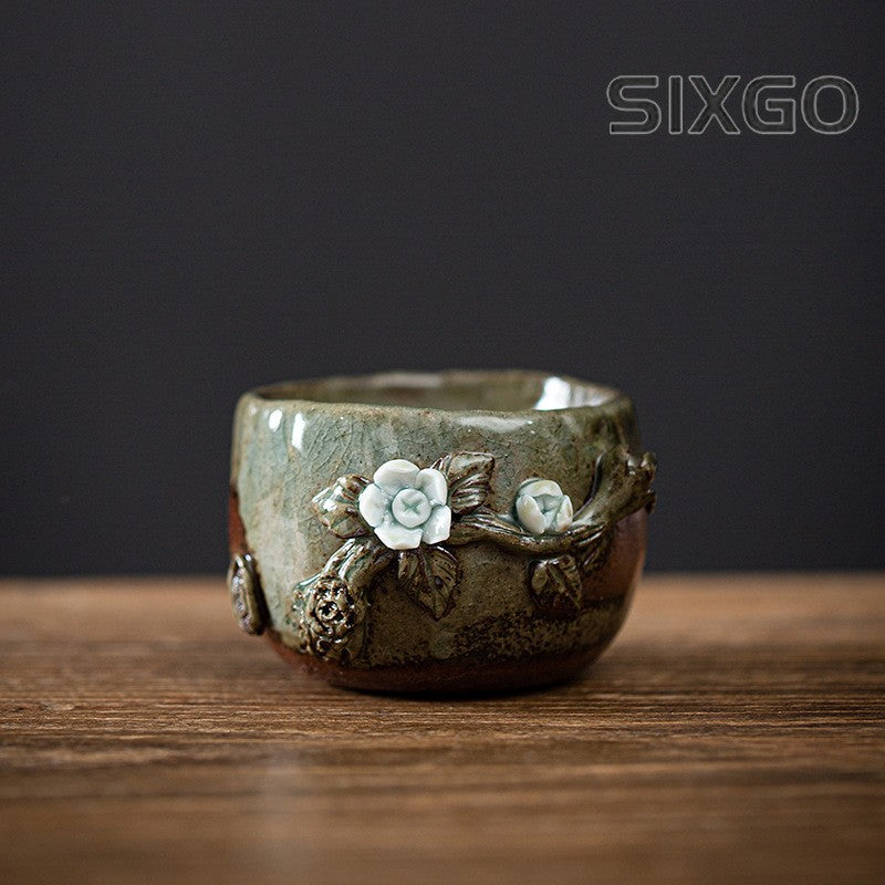 Raw Ore Cup Kung Fu Brewing Ceramic Master Cup Teacup Single Cup Tea Bowl