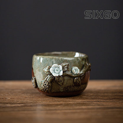Raw Ore Cup Kung Fu Brewing Ceramic Master Cup Teacup Single Cup Tea Bowl