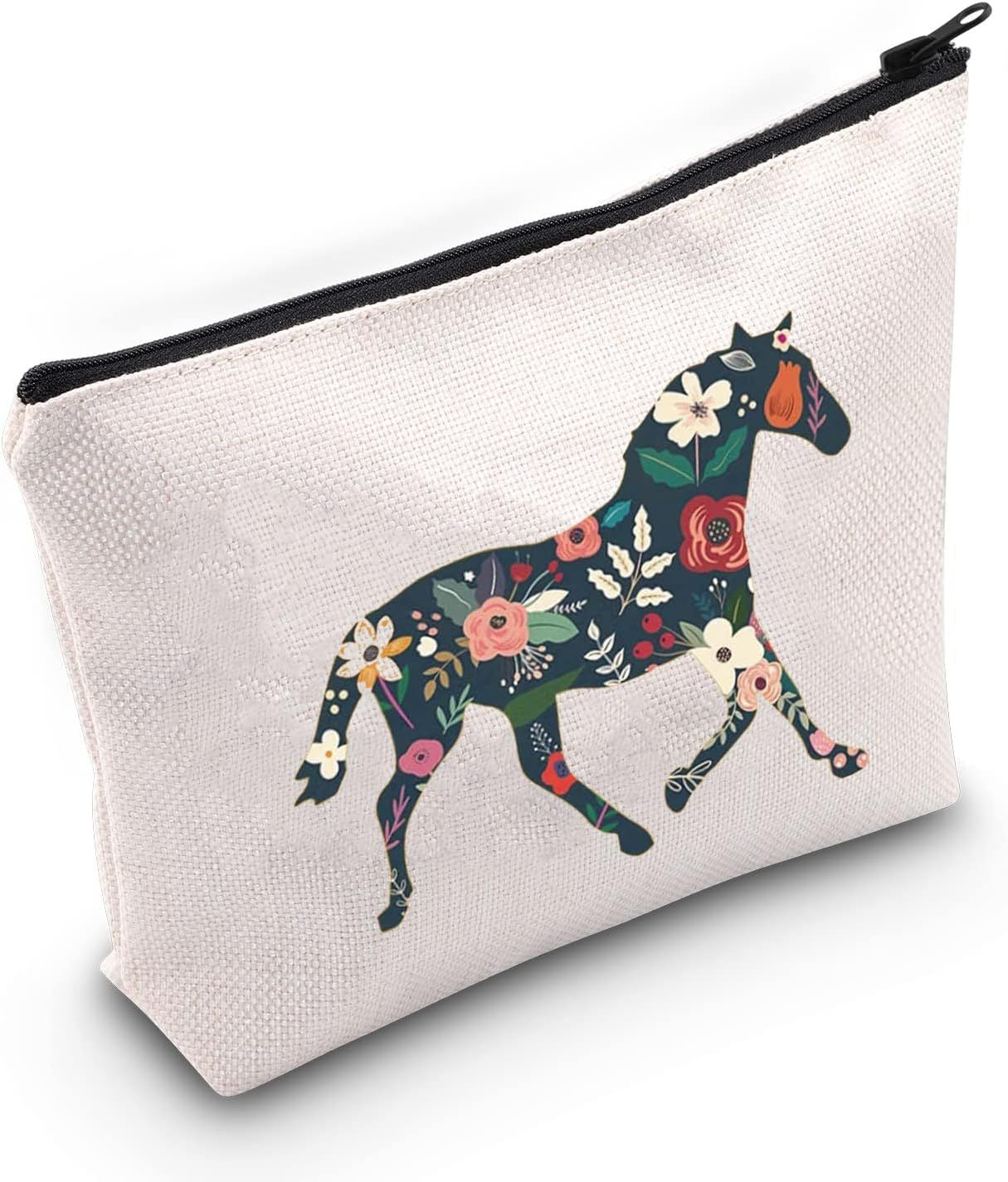 TOBGBE Horse Gift Lover Makeup Bag Inspirational for Women...