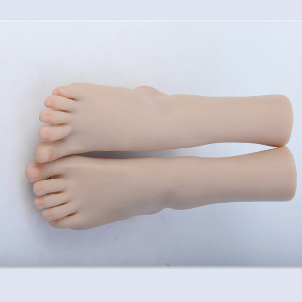 21.5cm Platinum Silicone Female Feet Model Mannequin One Left or Right Display