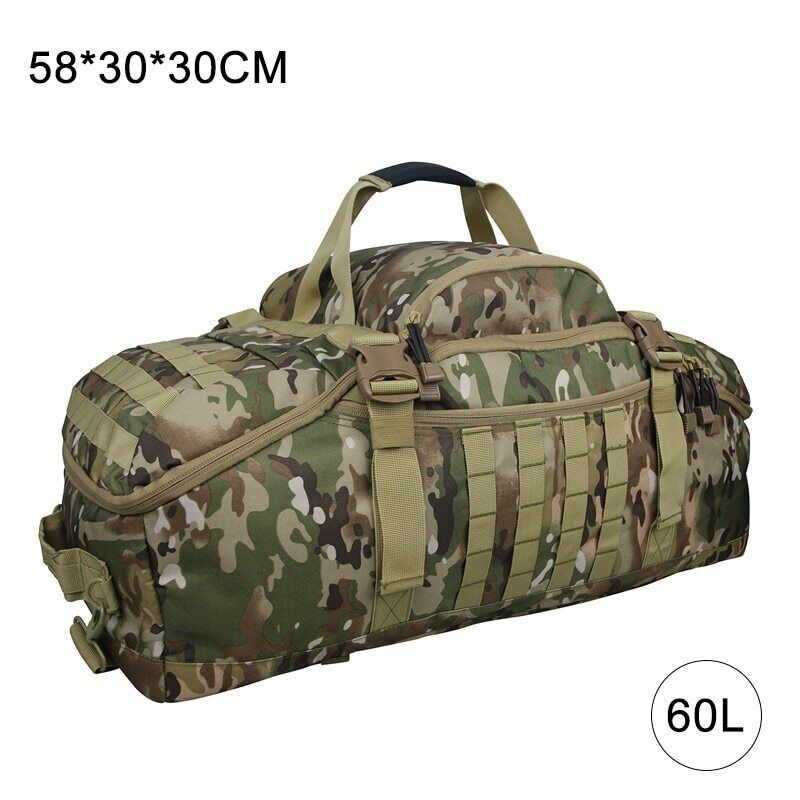 Travel Duffel Bag Tactical Backpack Strap Weekender Bag Men Women Gym Bags
