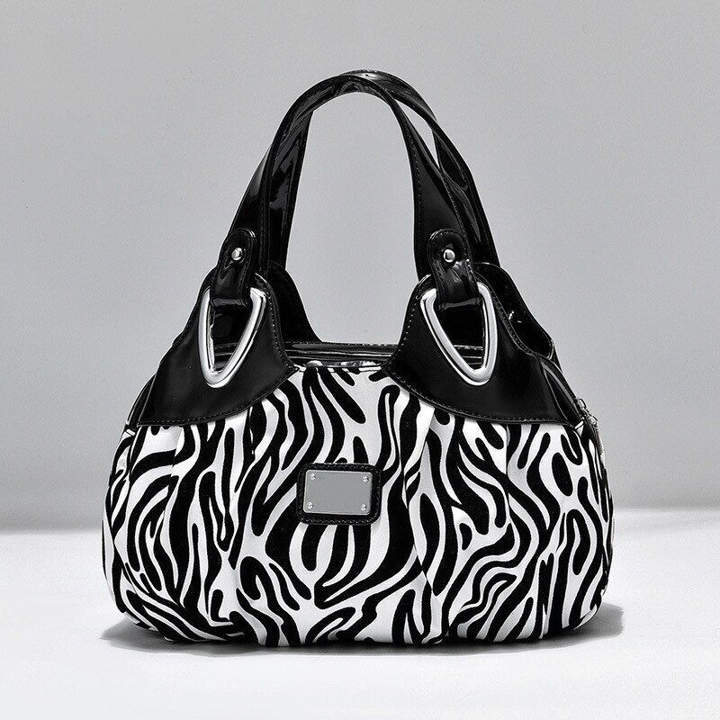 Women Shoulder Bag Printed Flower Messenger Bag Designer Leather Ladies Handbag
