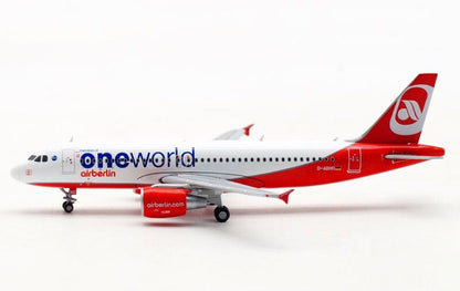 JC Wings AIR BERLIN ONE WORLD AIRBUS A320 D-ABHO 1/400 diecast model aircraft