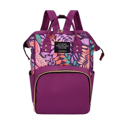 Nylon Women School Bags Shoulder Backpacks Large Nursing Bags Business Laptop