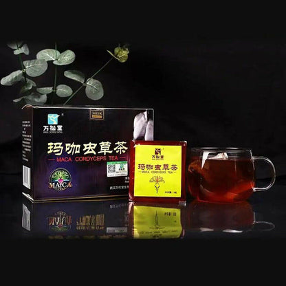 Cordyceps Militaris Maca Tea Energy Cordyceps Maca Five Treasures Tea
