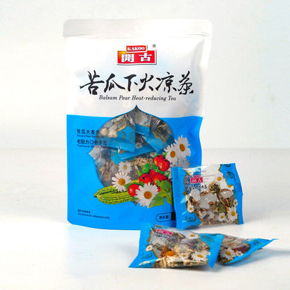 Eight Treasures Bitter Melon Fire Herbal Tea Flower Herb Health Care Bag Tea115g