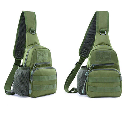 Men Molle Pouch Tactical Chest Shoulder Sling Bag Bum Pack Cross Body Backpack