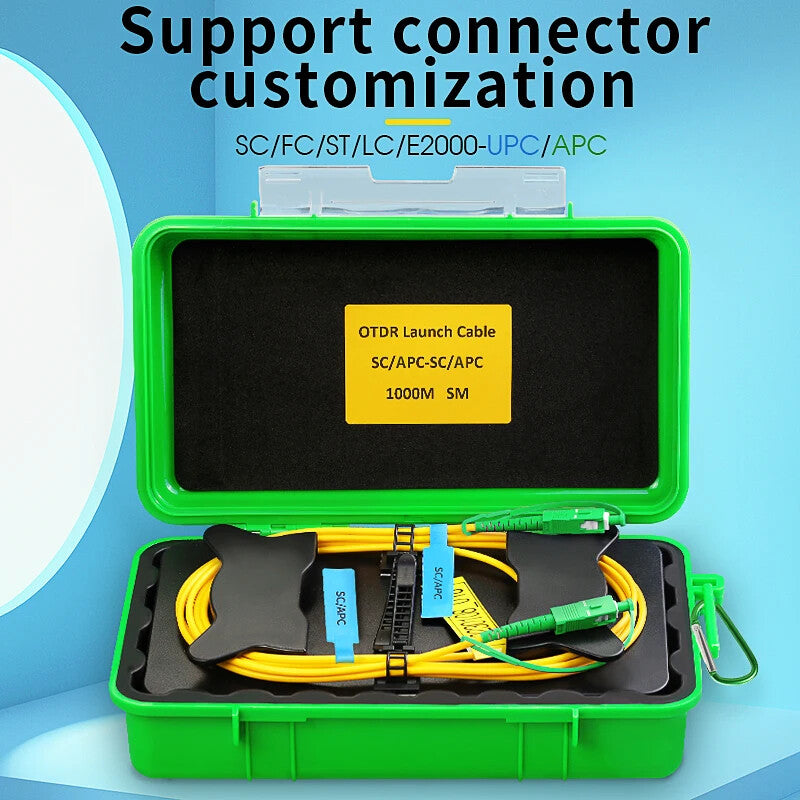 Fiber Optic OTDR Launch Cable 1310/1550nm 150M~2000M OTDR Dead Zone Eliminator