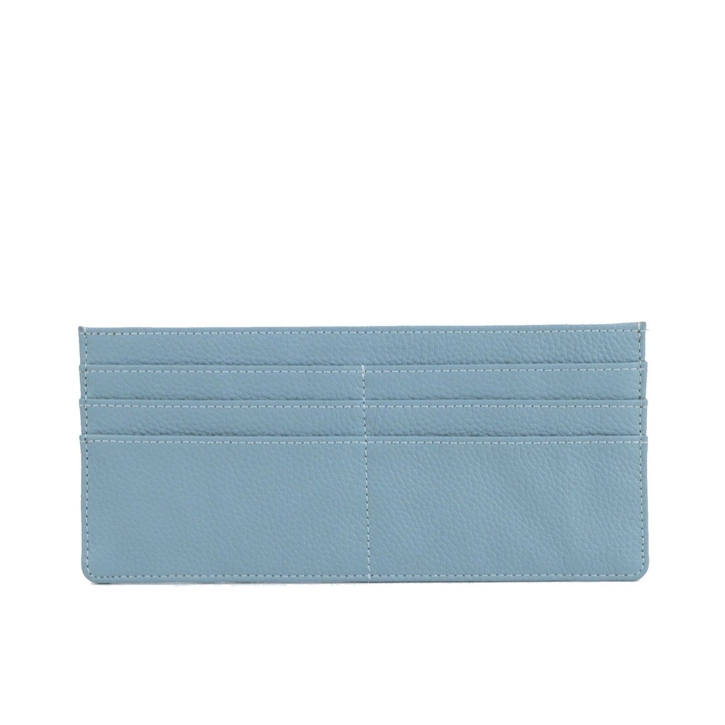 Genuine Leather Card Wallet Flat Purse Ultra Thin Leather Long Wallet 9*20 CM