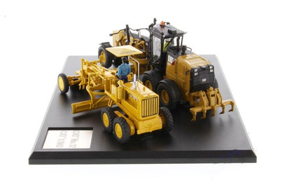 2PC 1:50 DM 12M3 & NO.12 Motor Grader Construction Vehicle Machine Diecast Model