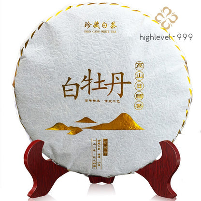300g White Tea Fujian 2020 Vintage High Mountain Peony Compressed Tea Cake