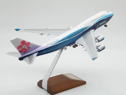 35CM 1:200 Risesoon China Airlines BOEING 747-400 Aircraft ABS Plastic Model