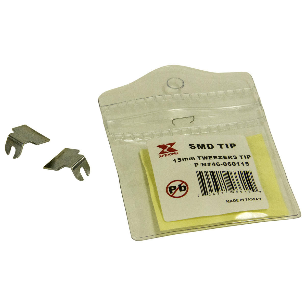 15mm Tweezer Tips for XYtronic SMD Soldering/Desoldering Tweezers 46-060115
