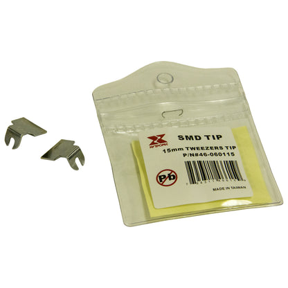 15mm Tweezer Tips for XYtronic SMD Soldering/Desoldering Tweezers 46-060115
