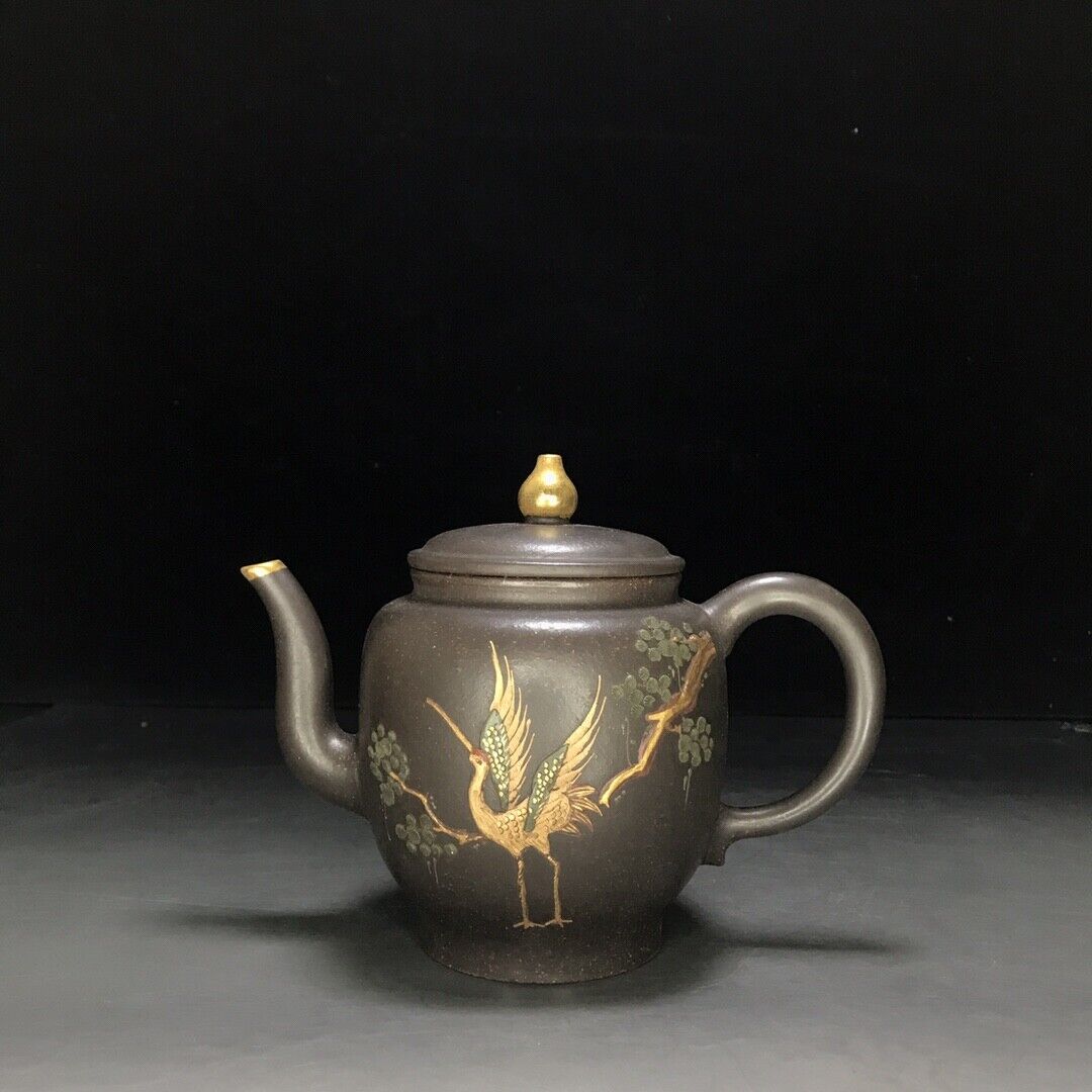 vintage chinese yixing purple clay teapot zisha ceremony teaware collection rare