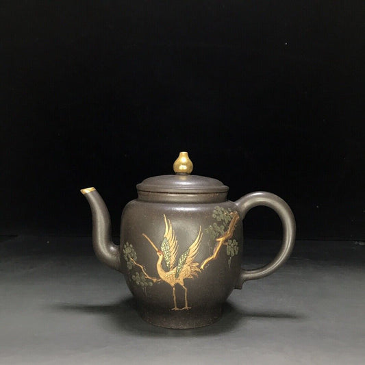 vintage chinese yixing purple clay teapot zisha ceremony teaware collection rare