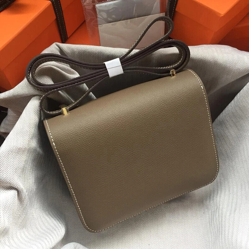 Genuine Leather Bag Women's Top Shoulder Bag Crossbody Square Bag