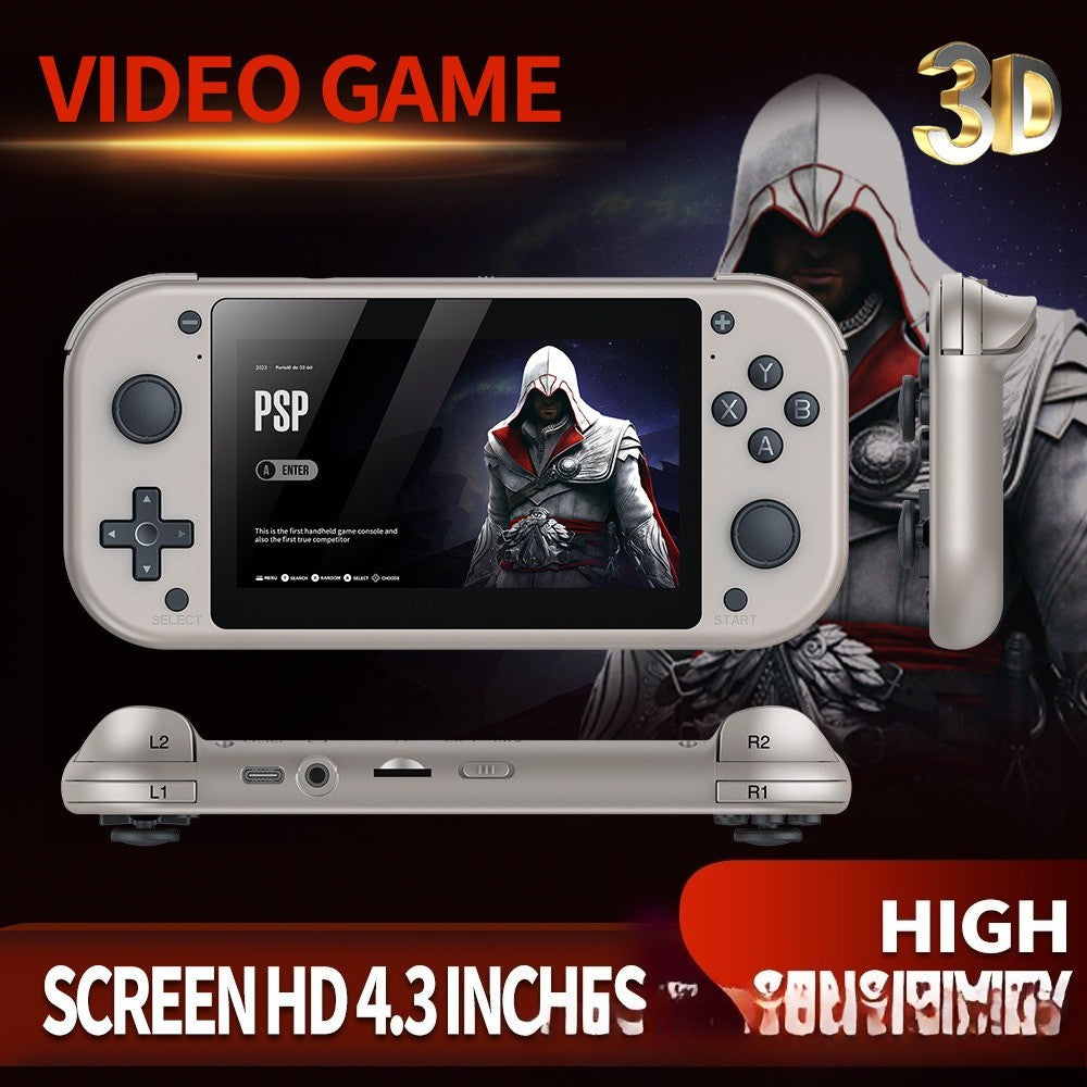 M17 game console horizontal version 4.3-inch screen 128GB with 30000 games-us
