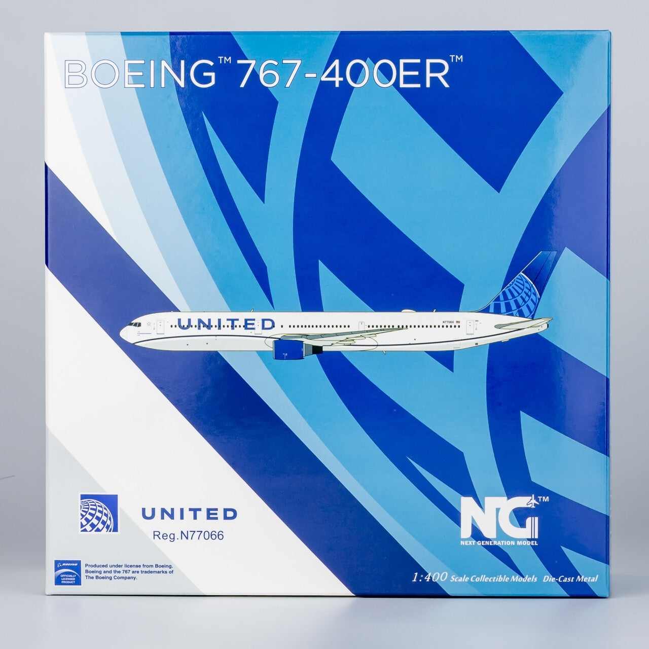 1:400 NG Model UNITED BOEING 767-400ER Passenger Airplane Diecast Aircraft Model