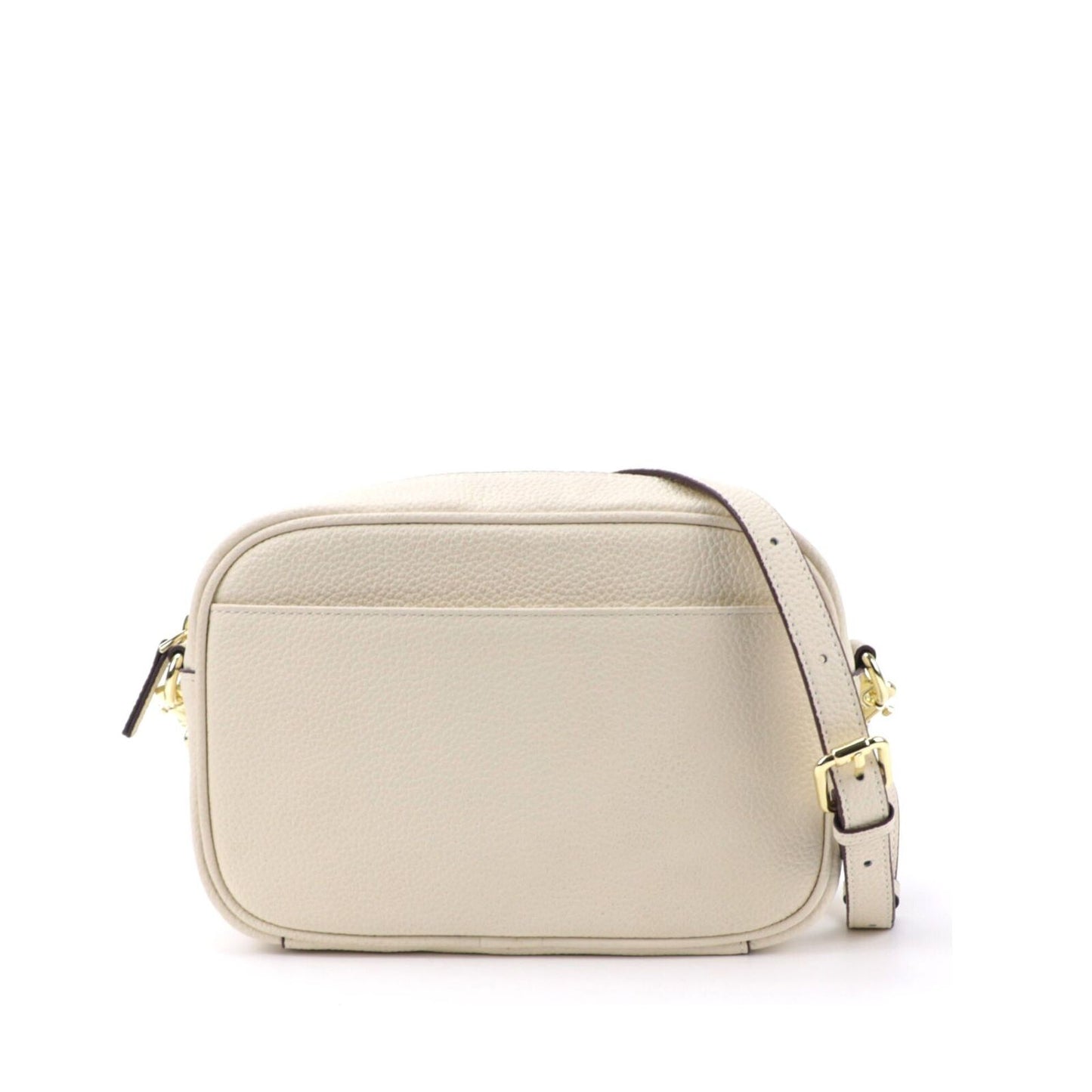 Genuine Leather Pebble Pattern Shoulder Bag Small Square Messenger Bags Purse