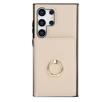 Wallet Case for Samsung Galaxy S24/S23/S22/S21 Ultra/Note 20 Ultra Rotation Ring