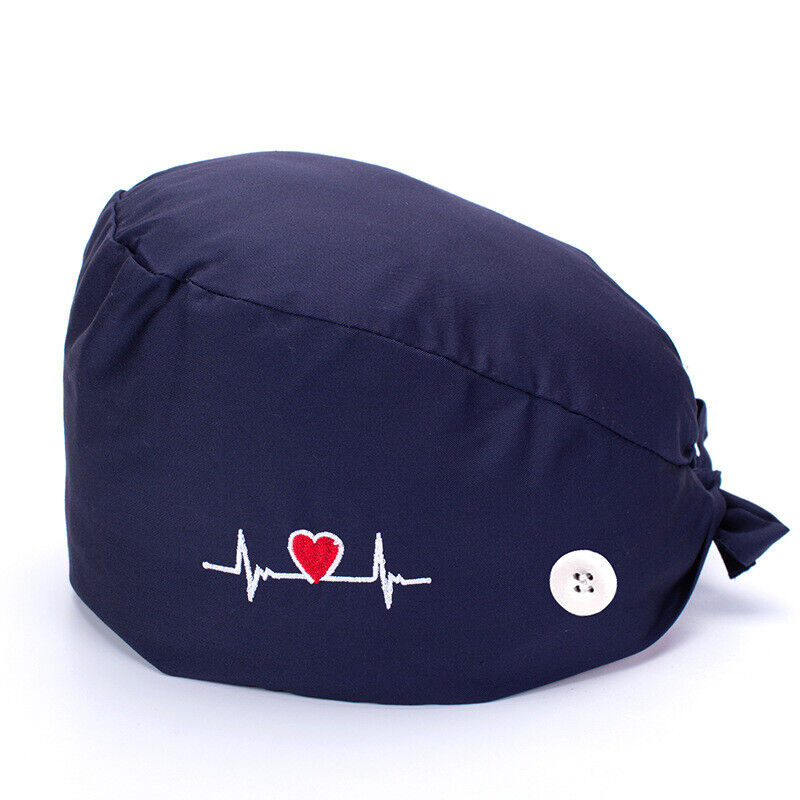 Surgical Cap Baotou Cap Doctor Hat Electrocardiogram Nurse Pure Cotton Buckle