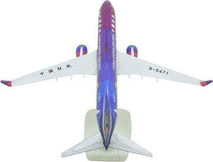 1:400 20cm B737-800 China United Airlines Qing Yang Metal Airplane Model Plane