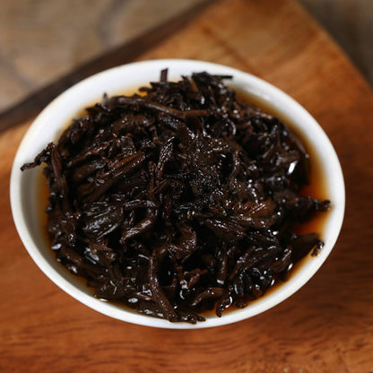 TAETEA JIN GUO Puerh * 2016 Yr Menghai Dayi Tea Shu Puer Ripe Pu'er Tea 357g